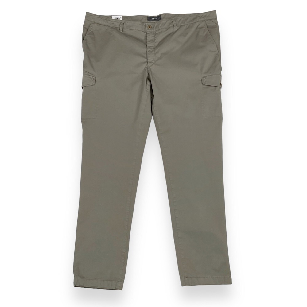 Brax Pants Mens 49x34 (ACT 47x34) Brown Beige Rafael Chino Cargo NWT